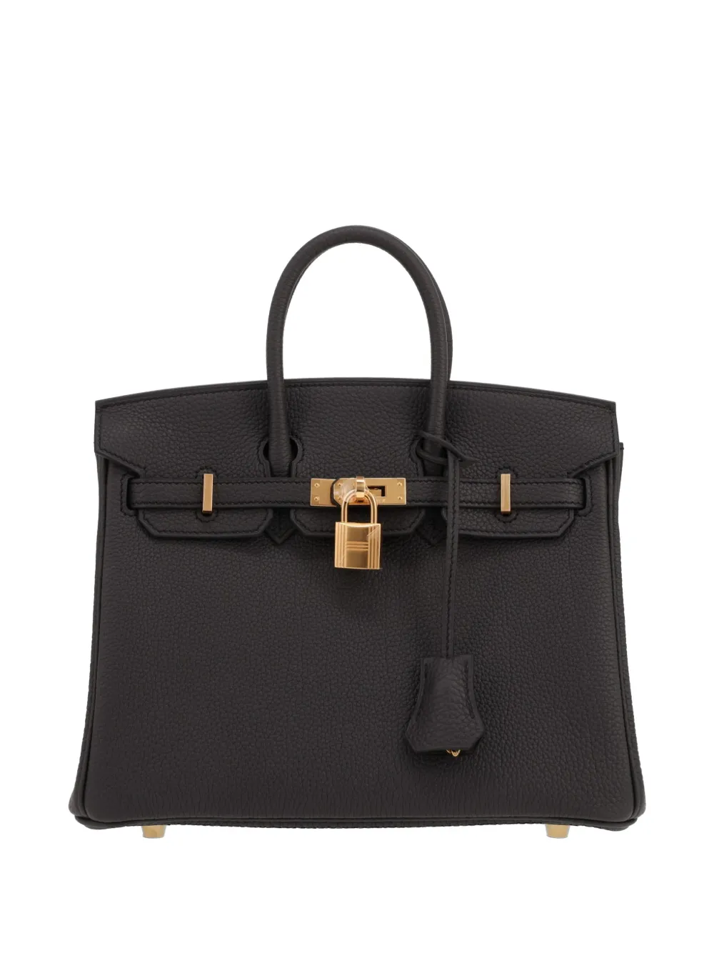 Hermès Pre-Owned Birkin 25 leather handbag - Black