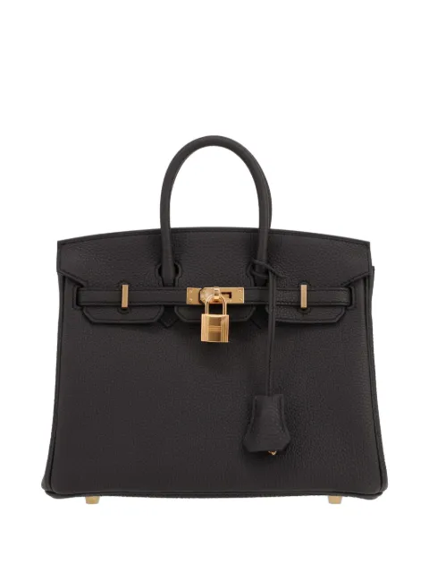 Hermès Pre-Owned Birkin 25皮质手提包