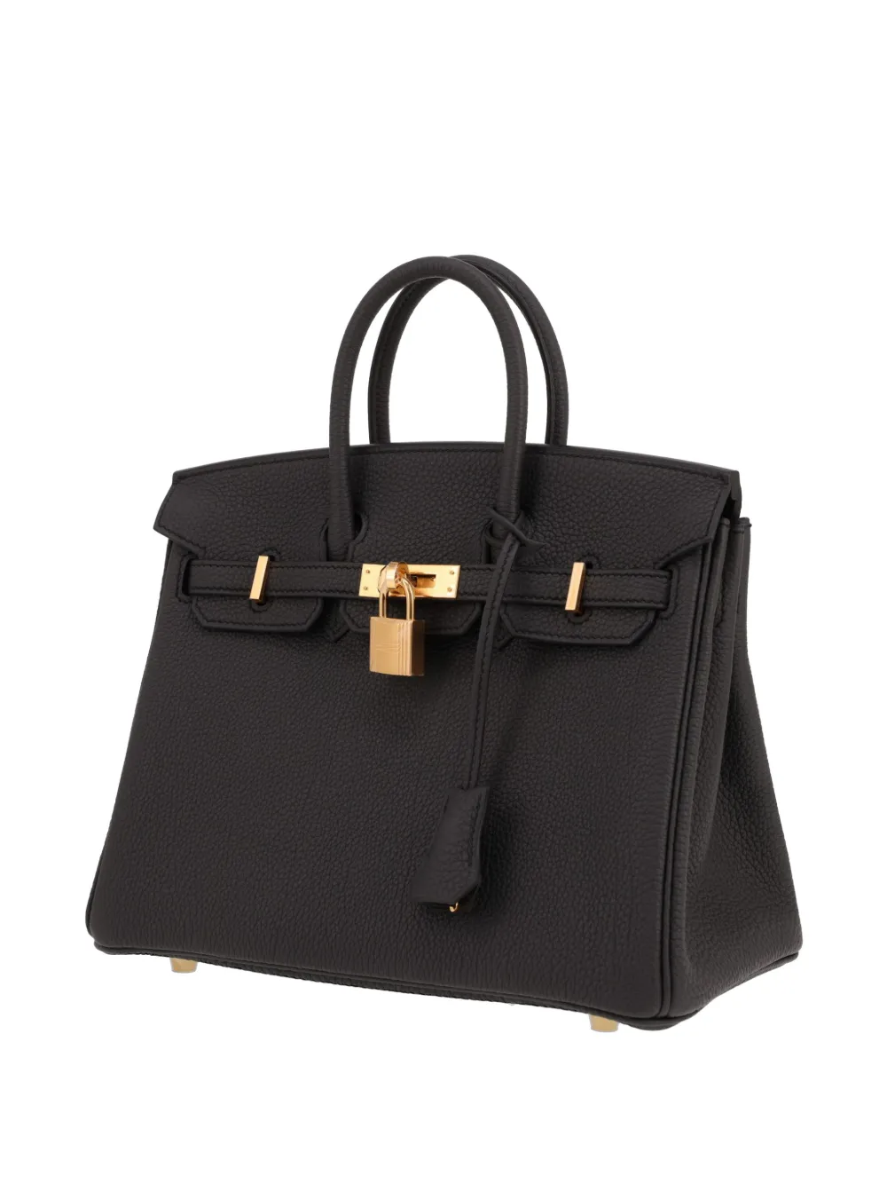 Hermès Pre-owned Birkin 25 Leather Handbag in Black, view 5