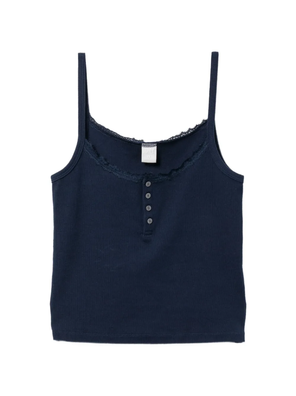 APEE™ by *A BATHING APE® button-front laced camisole