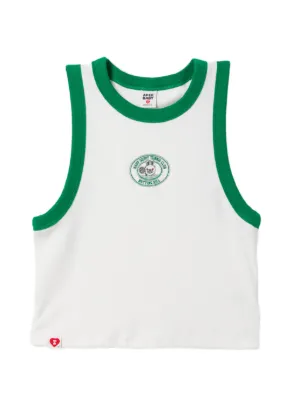 APEE ロゴ入りホワイトタンクトップ APEE™ By *A BATHING APE® ロゴ トップ | ホワイト | FARFETCH JP