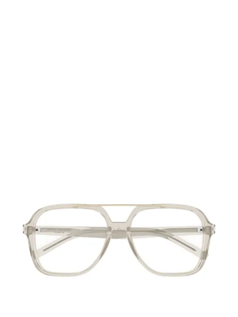 Saint Laurent Eyewear geometric-frame glasses