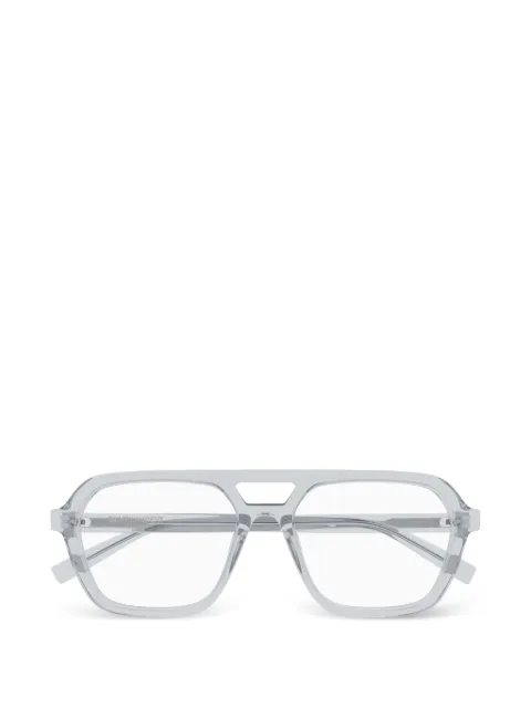 Saint Laurent Eyewear geometric-frame glasses