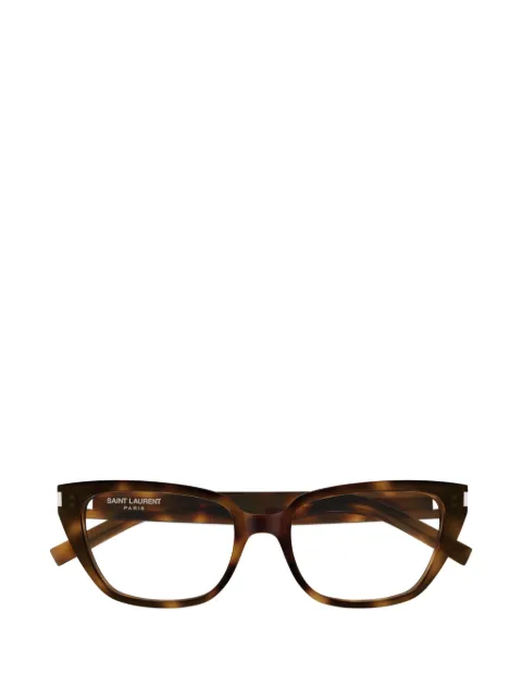 Saint Laurent Eyewear tortoiseshell-effect cat-eye glasses