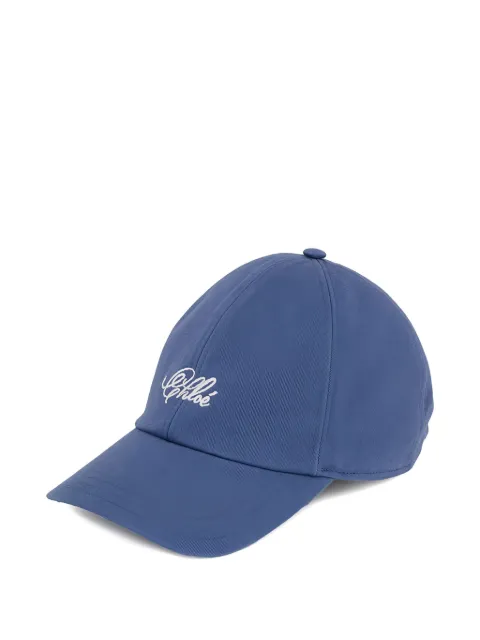 Chloé Charms logo-embroidered cotton baseball cap