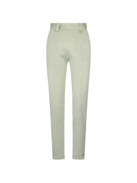 Chloé pressed-crease high-waisted trousers