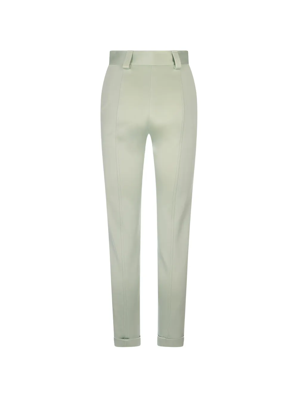  Chloé Pantaloni A Vita Alta Con Pieghe - Verde 