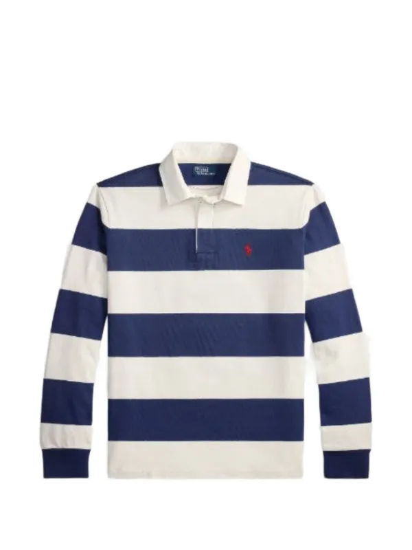 Polo Ralph Lauren ストライプラガーシャツ Polo Ralph Lauren ストライプ ラガーシャツ | ブルー | FARFETCH JP