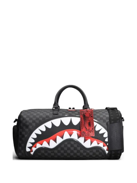 Sprayground checkered duffle bag