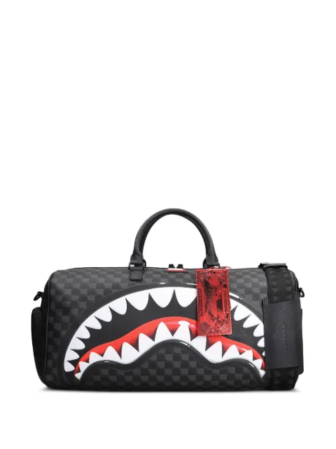 Sprayground checkered duffle bag