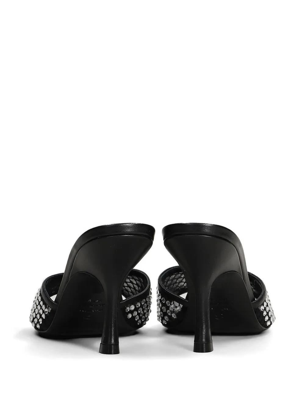 Stuart Weitzman Bareitall crystal-embellished sandals Zwart