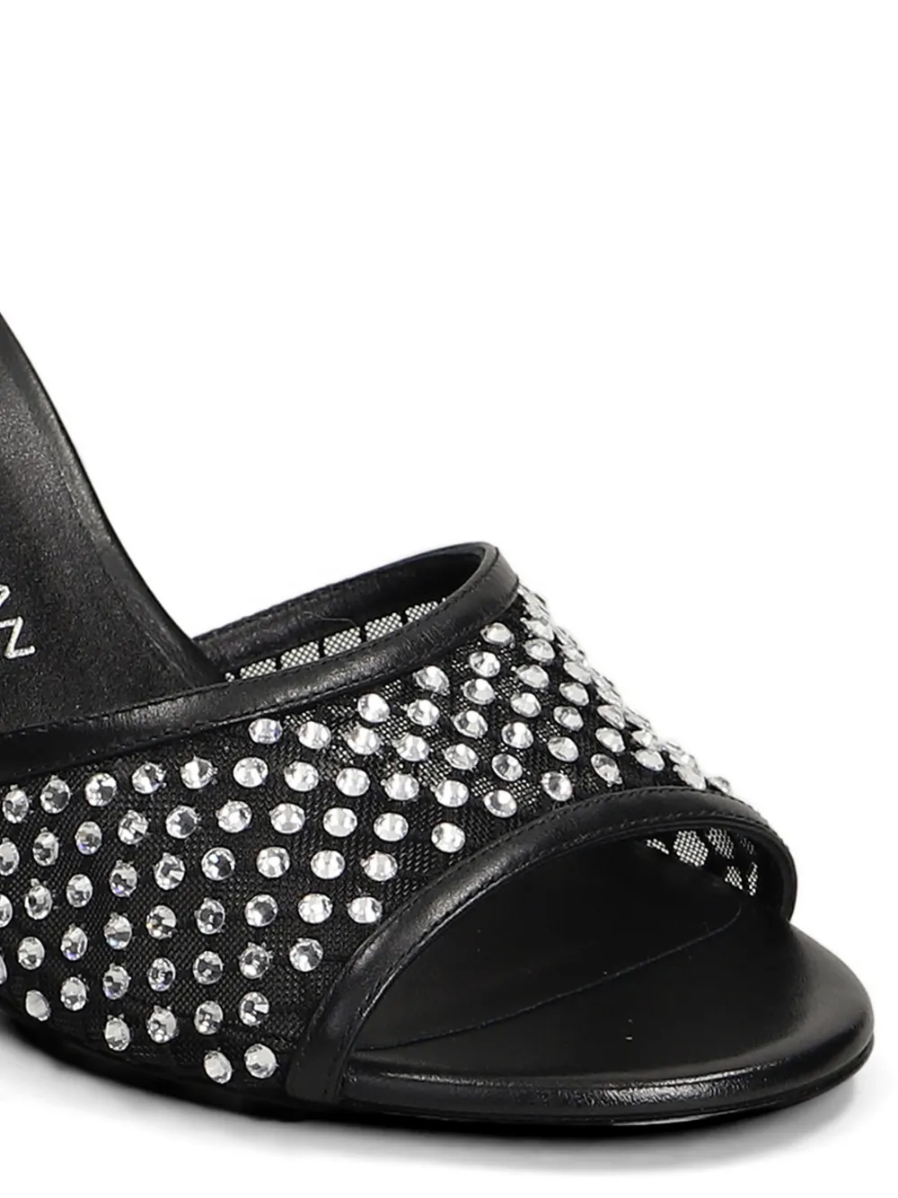 Stuart Weitzman Bareitall crystal-embellished sandals Zwart
