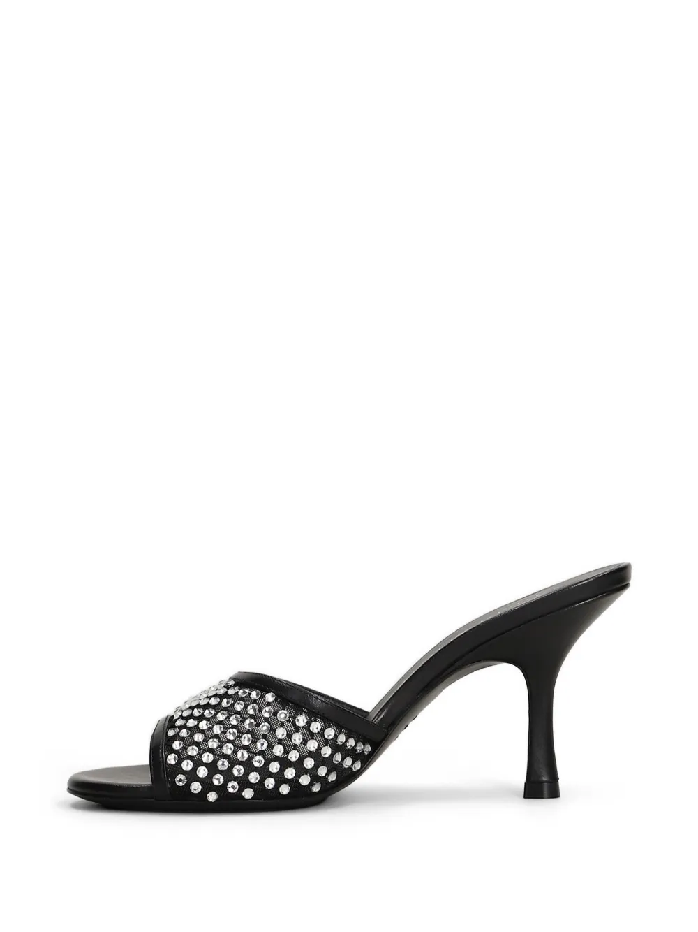 Stuart Weitzman Bareitall crystal-embellished sandals Zwart