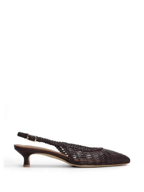 L Arianna zapatillas tejidas con tira trasera