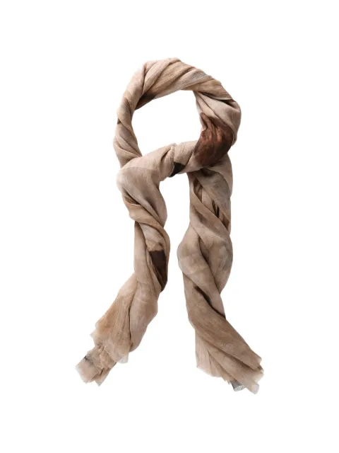 Uma Wang polka dot crinkled scarf