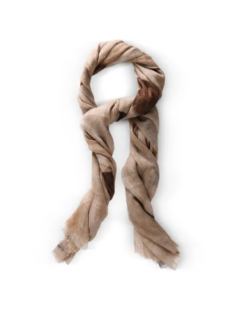 Uma Wang polka dot crinkled scarf