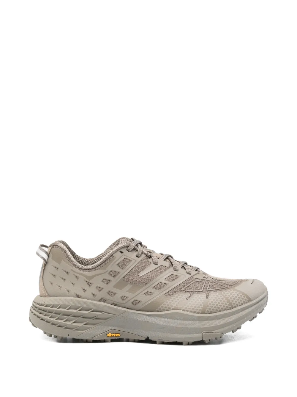 HOKA Speedgoat 2 lace-up sneakers Beige
