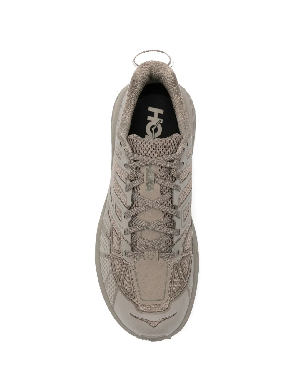 HOKA Speedgoat 2 lace-up sneakers Beige