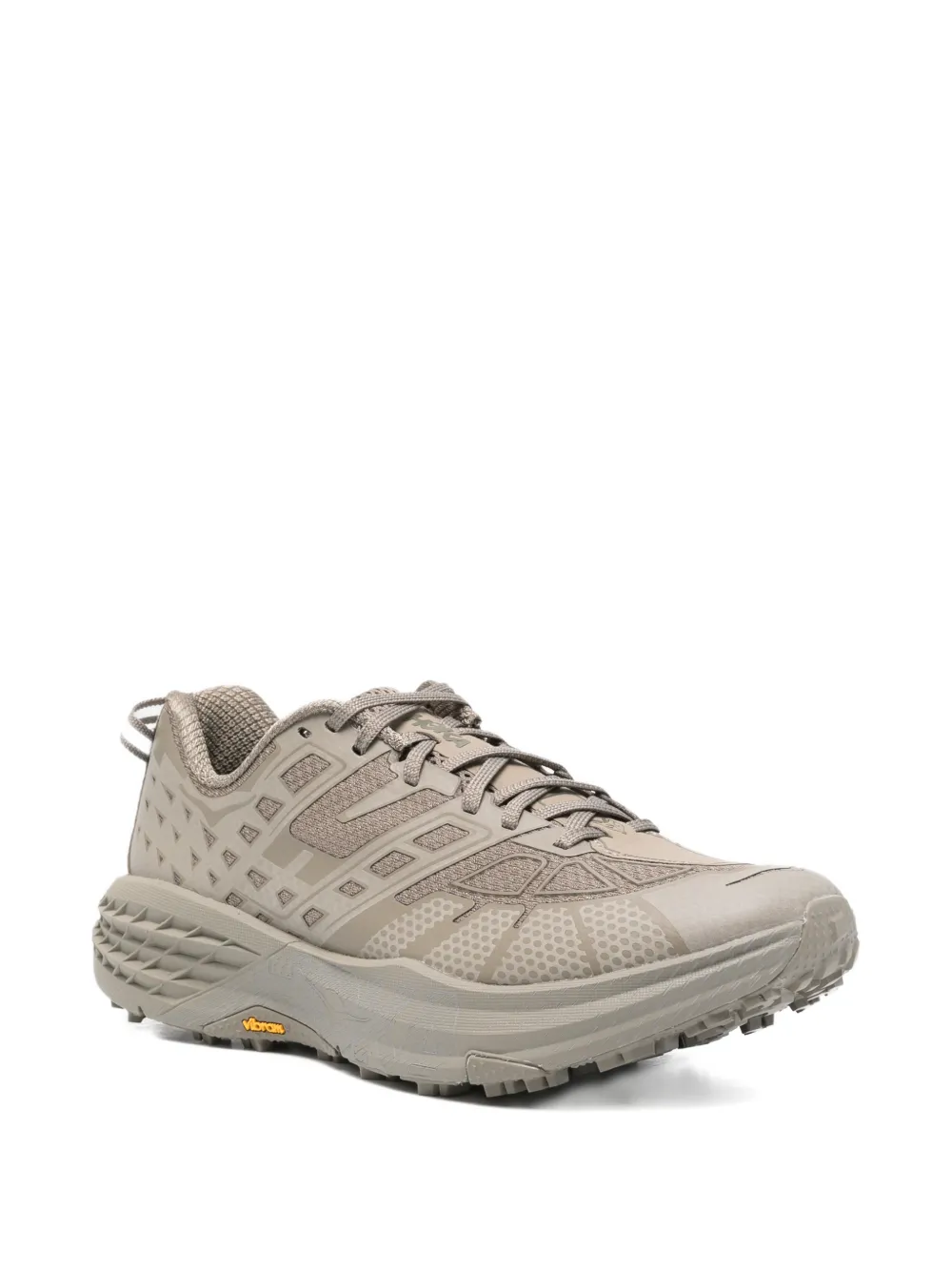 HOKA Speedgoat 2 lace-up sneakers Beige