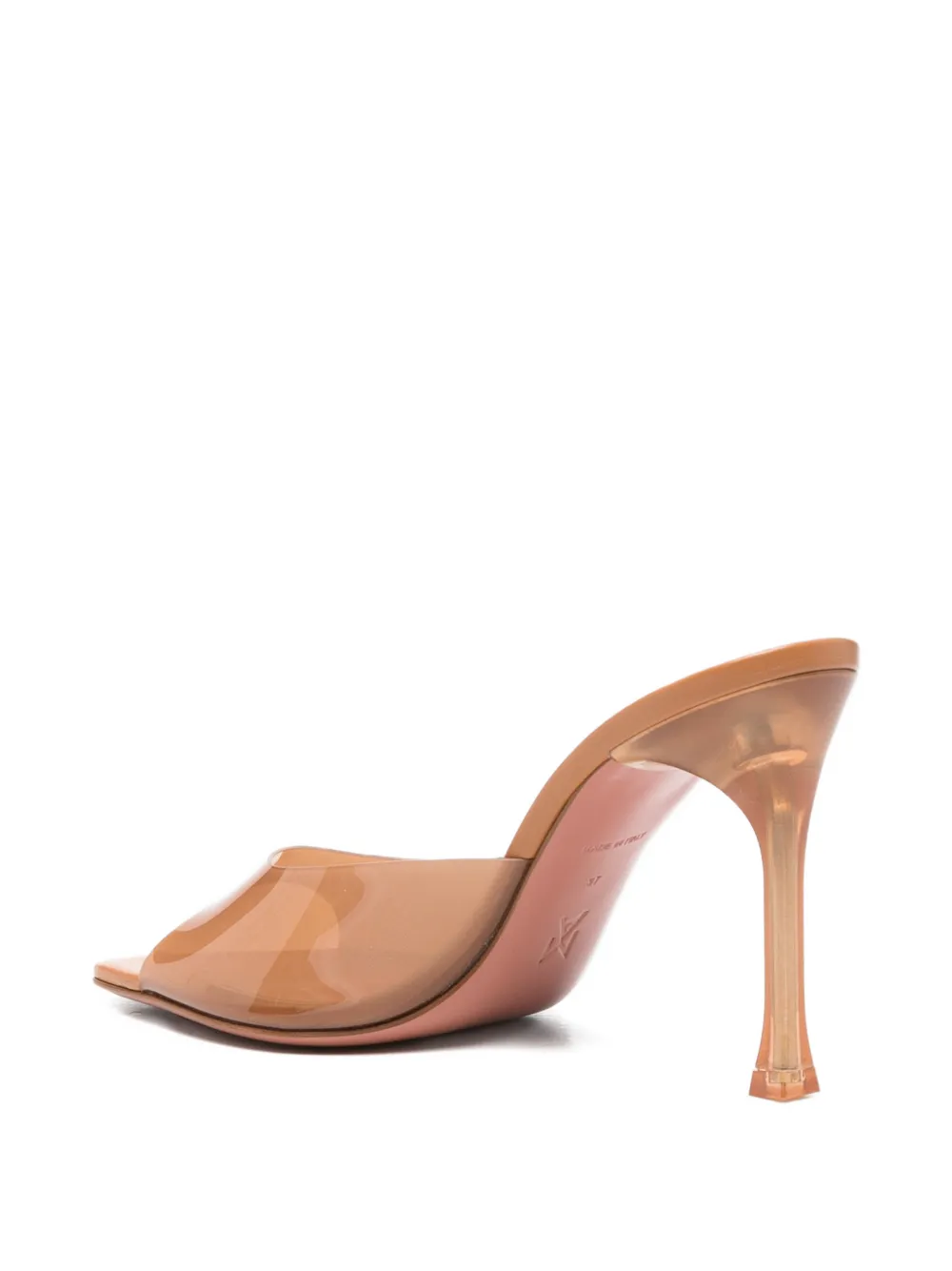 Amina Muaddi Alexa open-toe pumps Beige