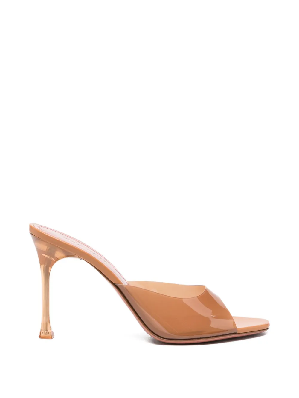 Amina Muaddi Alexa open-toe pumps - Nude