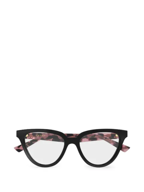 Gucci Eyewear cat-eye tortoiseshell-effect glasses