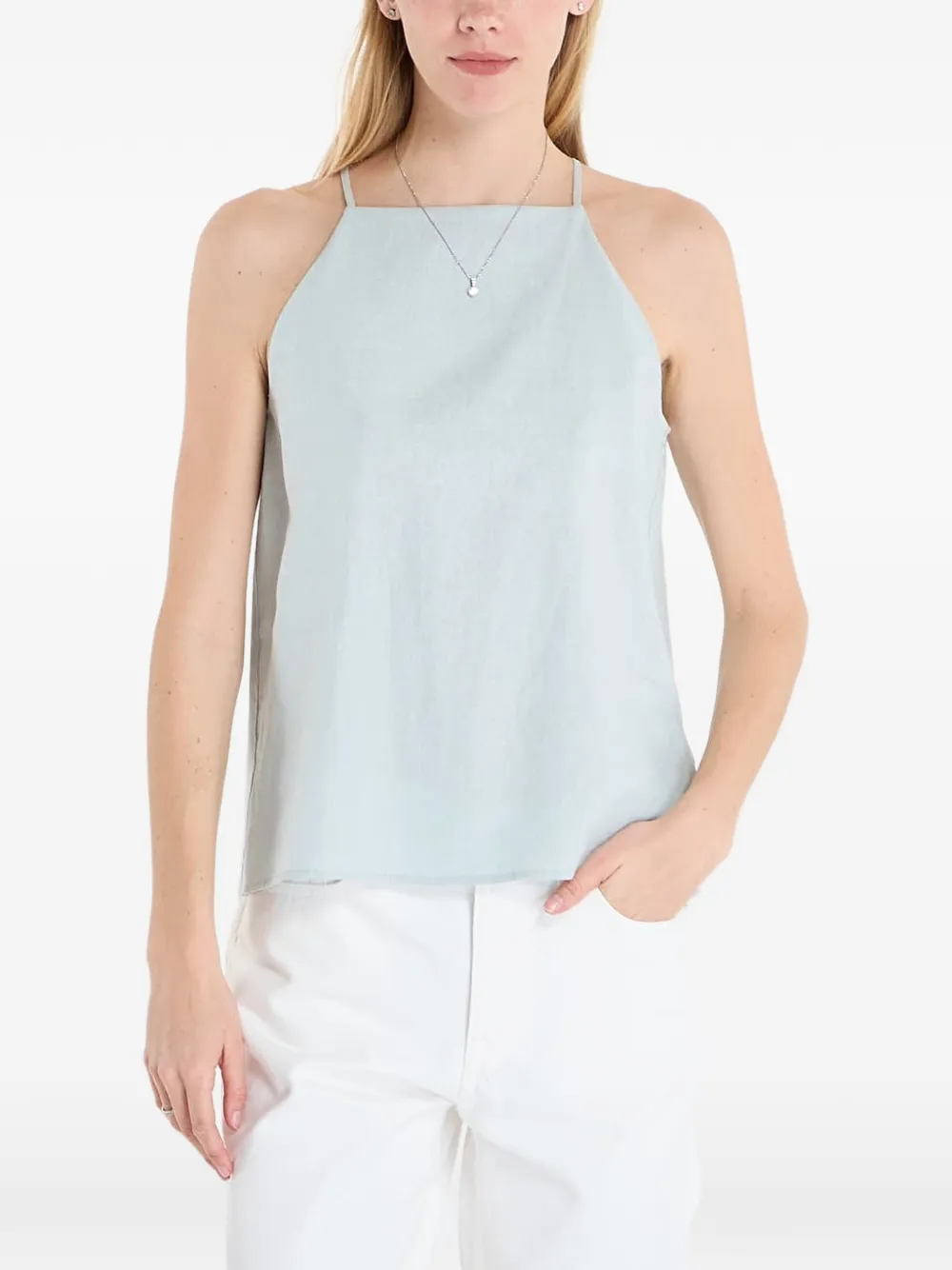 Calvin Klein Cami square-neck top - Blu