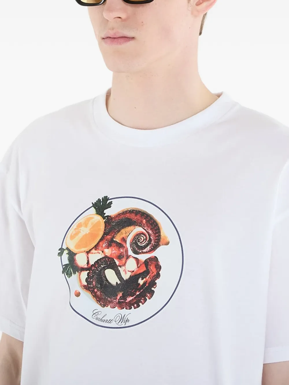 Carhartt WIP Octopus T-shirt Wit