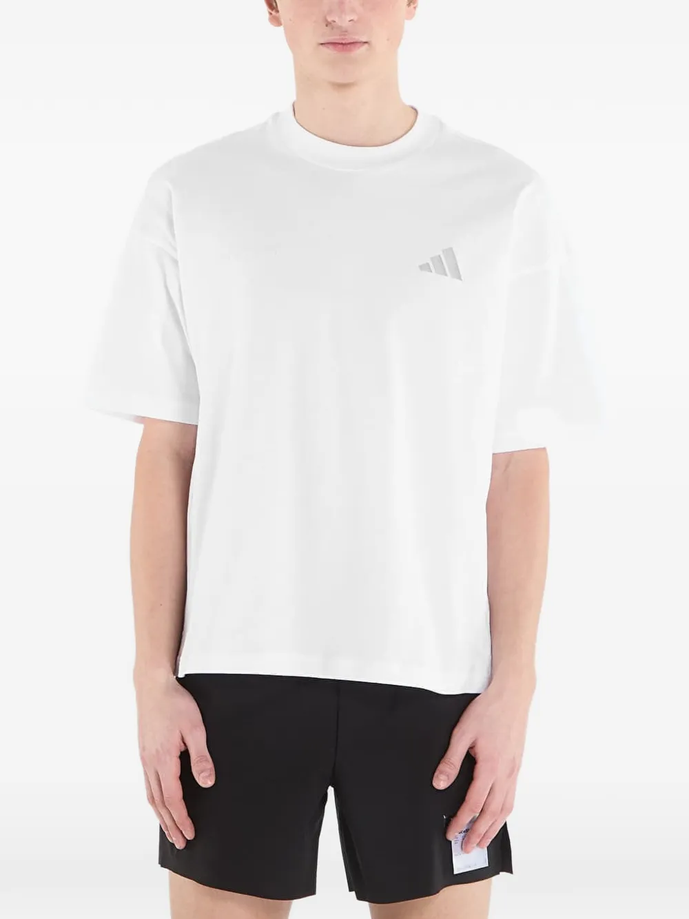adidas logo-print T-shirt - Weiß