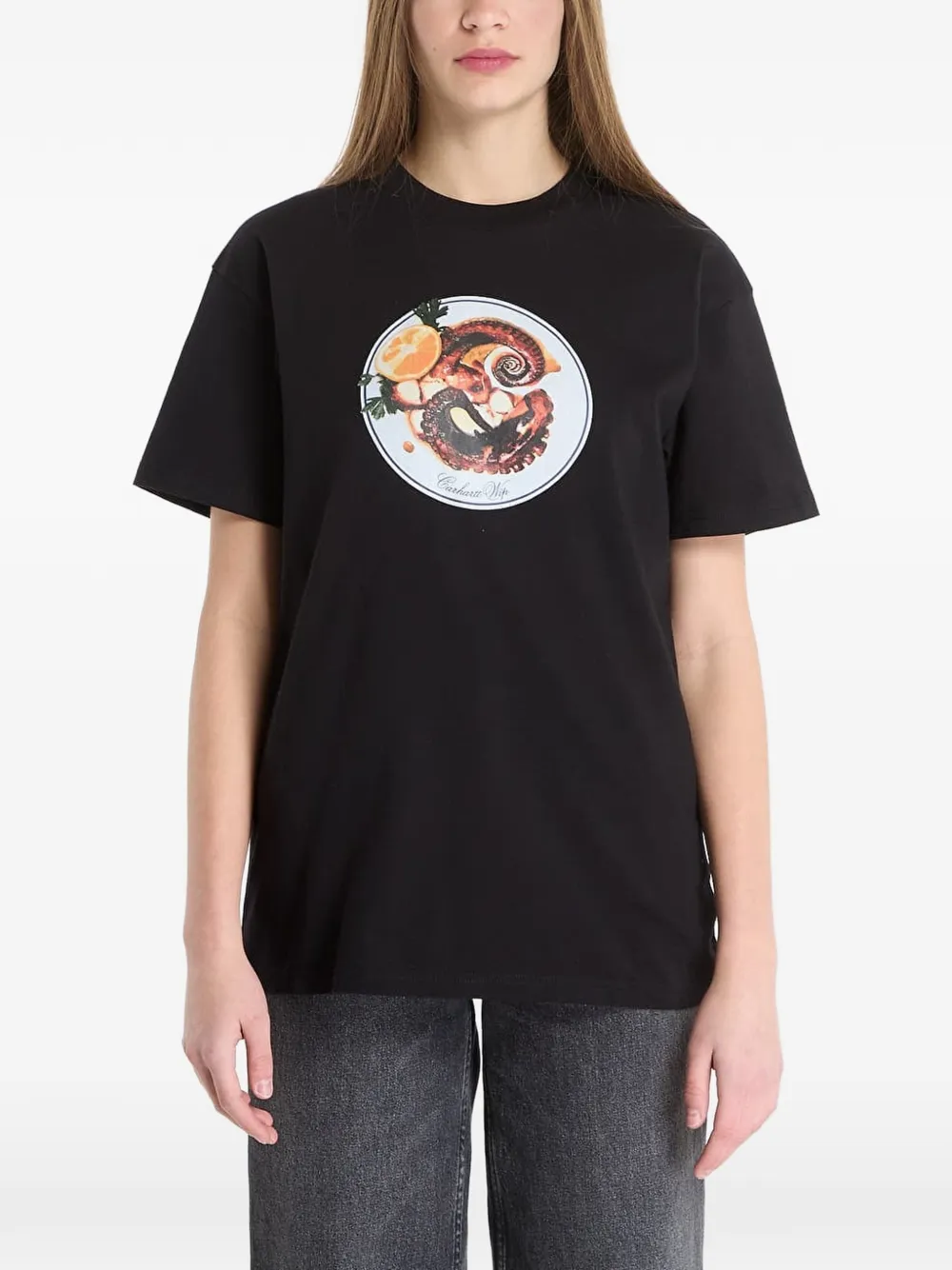 Carhartt WIP Octopus T-shirt Zwart