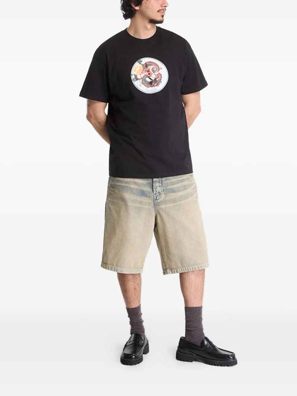Carhartt WIP Octopus T-shirt Zwart