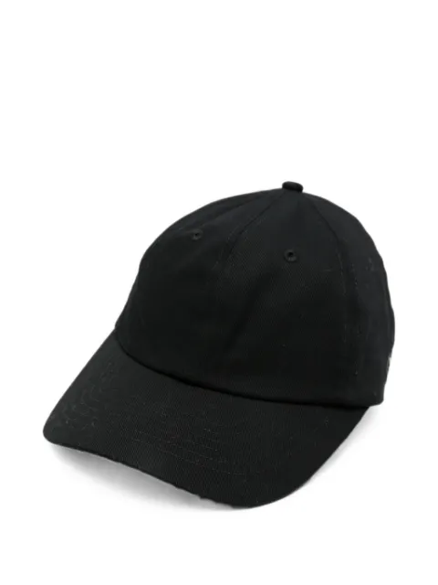 Lanvin logo-patch curved-peak baseball cap