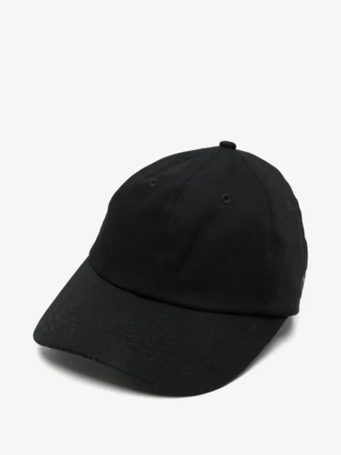 Lanvin logo-patch curved-peak baseball cap