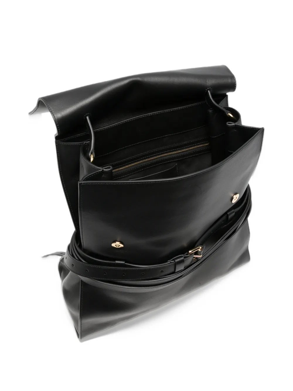 Moschino leather backpack Zwart