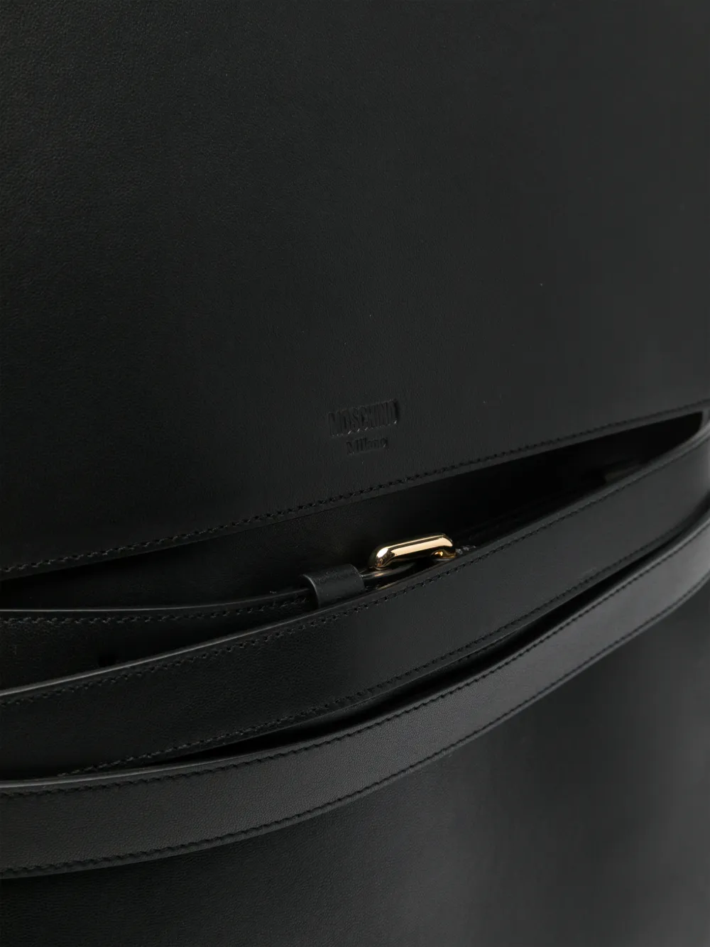 Moschino leather backpack Zwart
