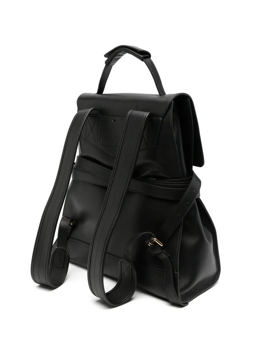 Moschino leather backpack Zwart