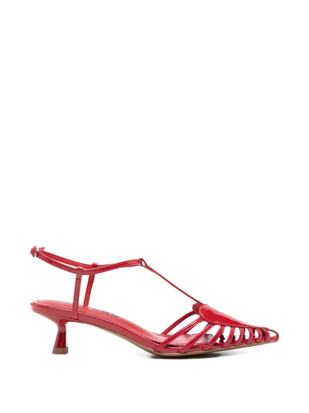 Bibi Lou May heart-motif sandals - Rosso