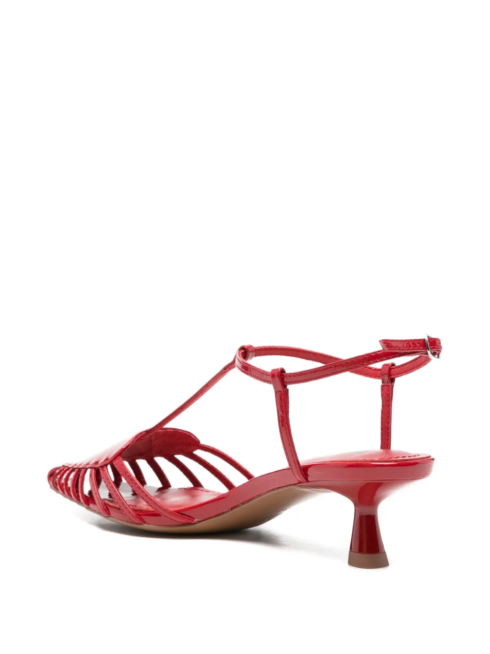 Bibi Lou May sandalen met hartpatroon Rood