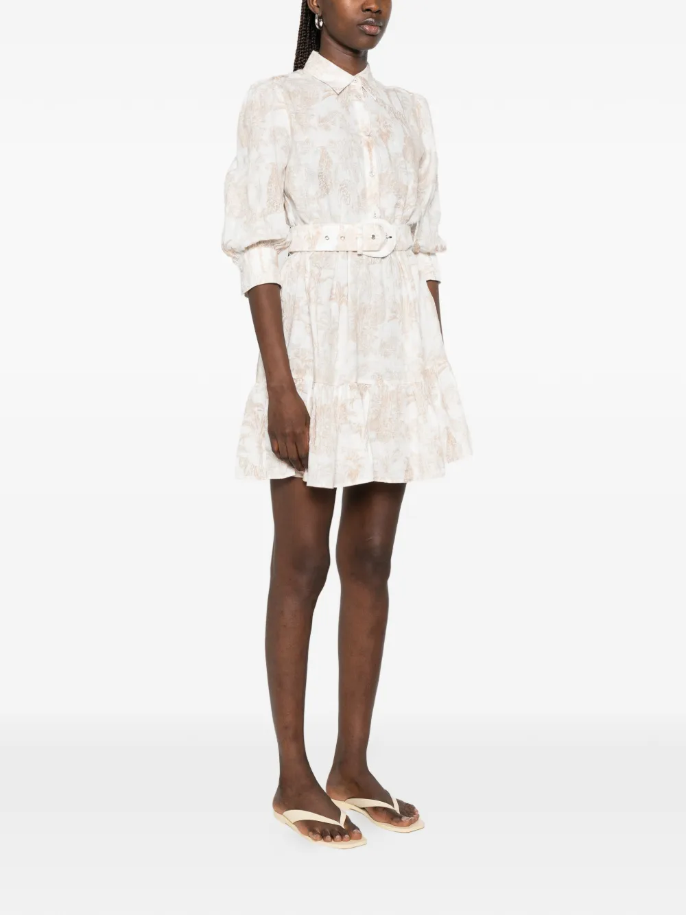 MC2 Saint Barth Daisi mini-jurk Wit