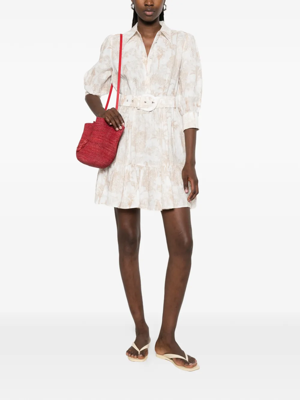MC2 Saint Barth Daisi mini-jurk Wit