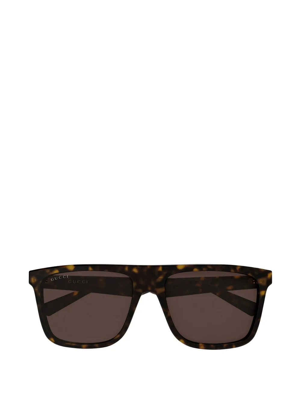 Gucci Eyewear tortoiseshell-effect square-frame sunglasses - Marrone