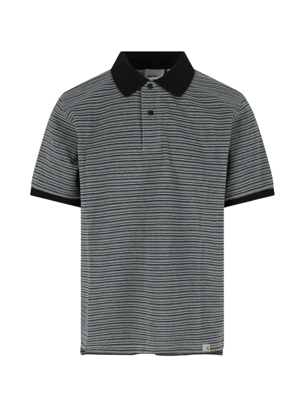 Carhartt WIP Dion striped polo shirt - Nero