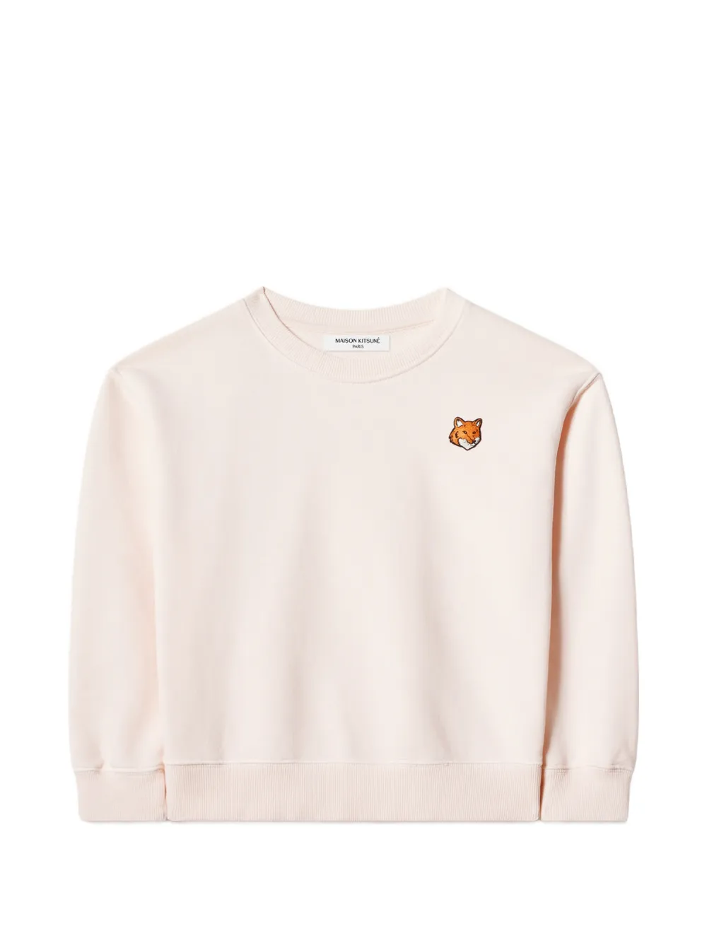 Maison Kitsuné Fox Head patch sweater - Rosa