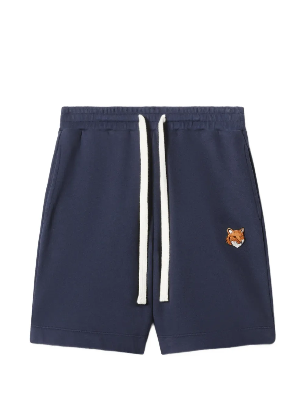 Maison Kitsuné Fox Head drawstring casual shorts - Blu