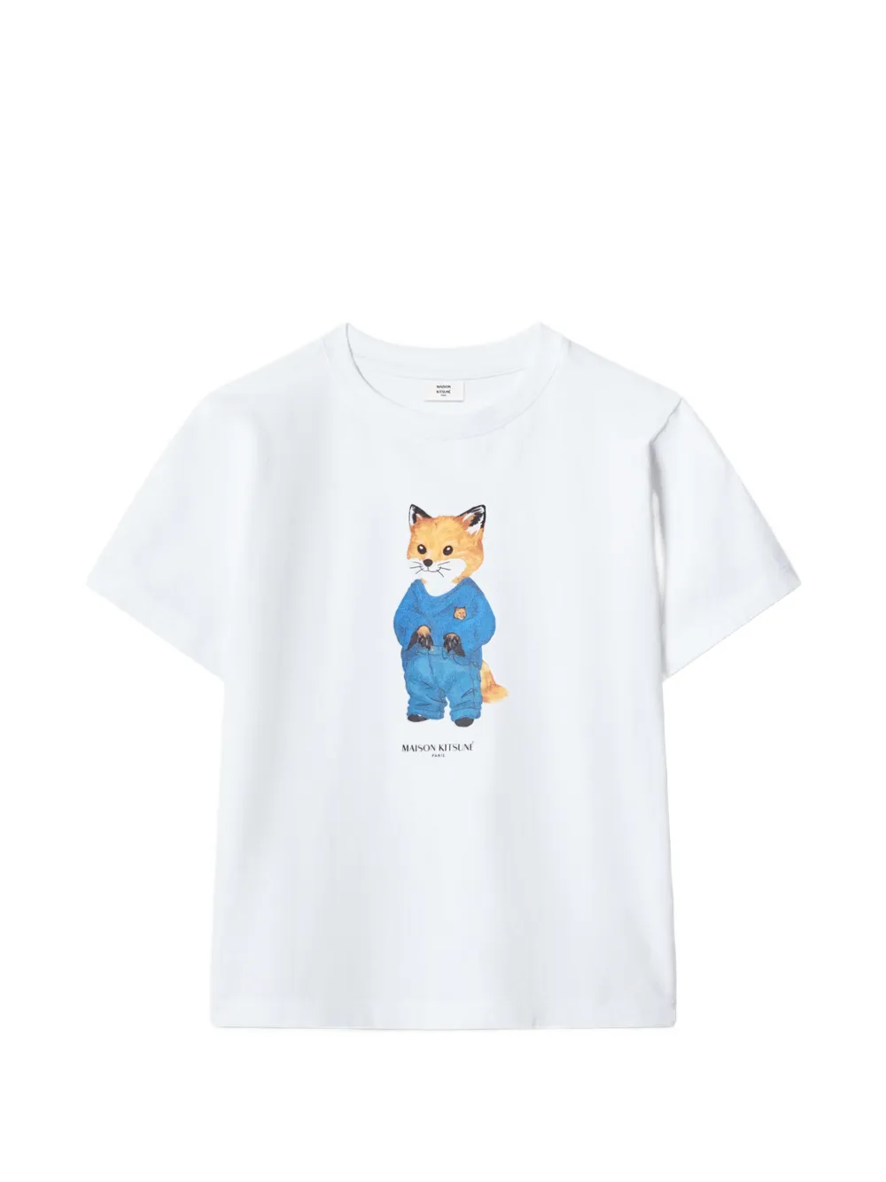 Maison Kitsuné fox-print t-shirt - Bianco