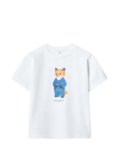 MAISON KITSUNE KIDS fox-print t-shirt