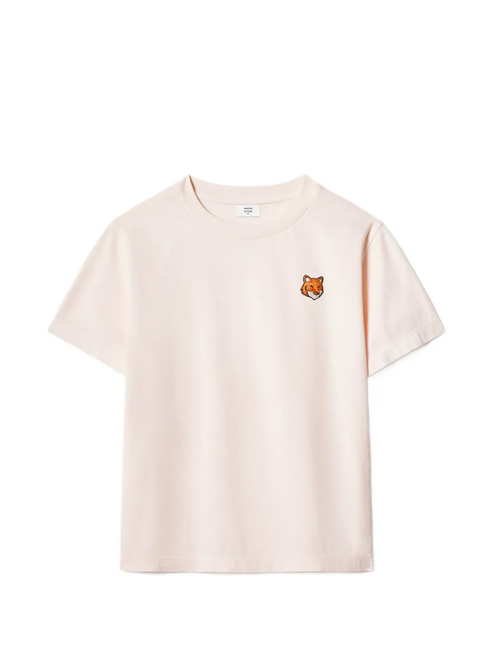 Maison Kitsuné Fox Head patch t-shirt - Rosa