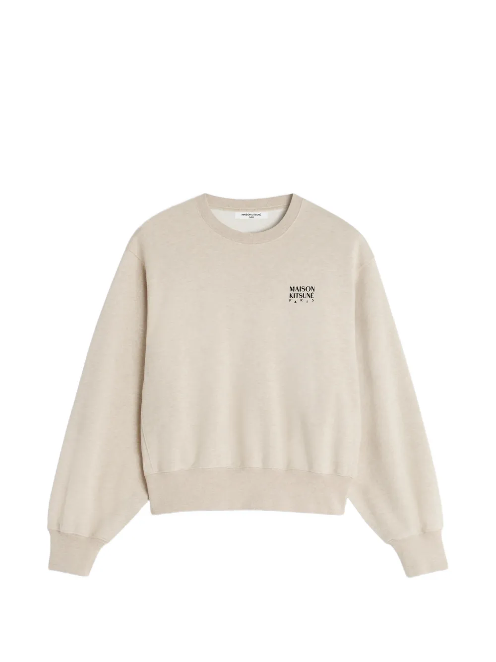 Maison Kitsuné Logo-print Sweatshirt In Neutral