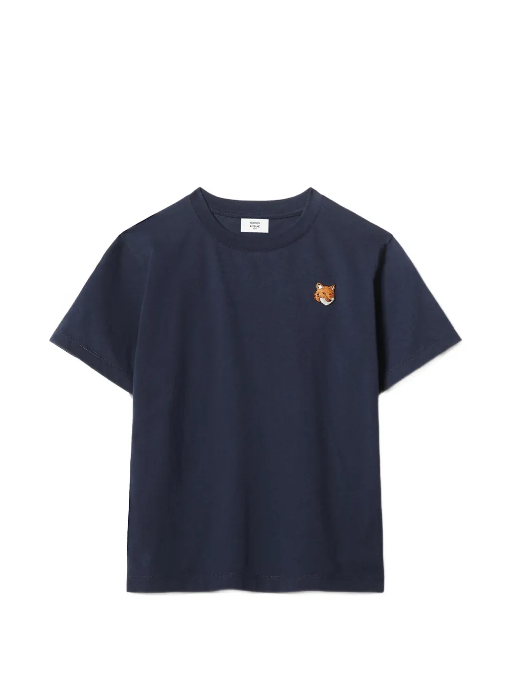 Maison Kitsuné Fox Head-patch T-shirt - Blu