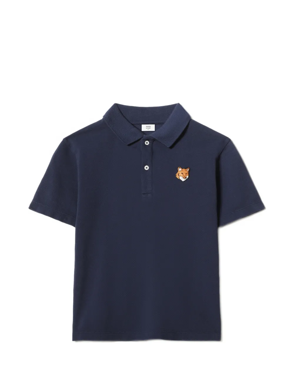 Maison Kitsuné Fox Head polo shirt - Blu